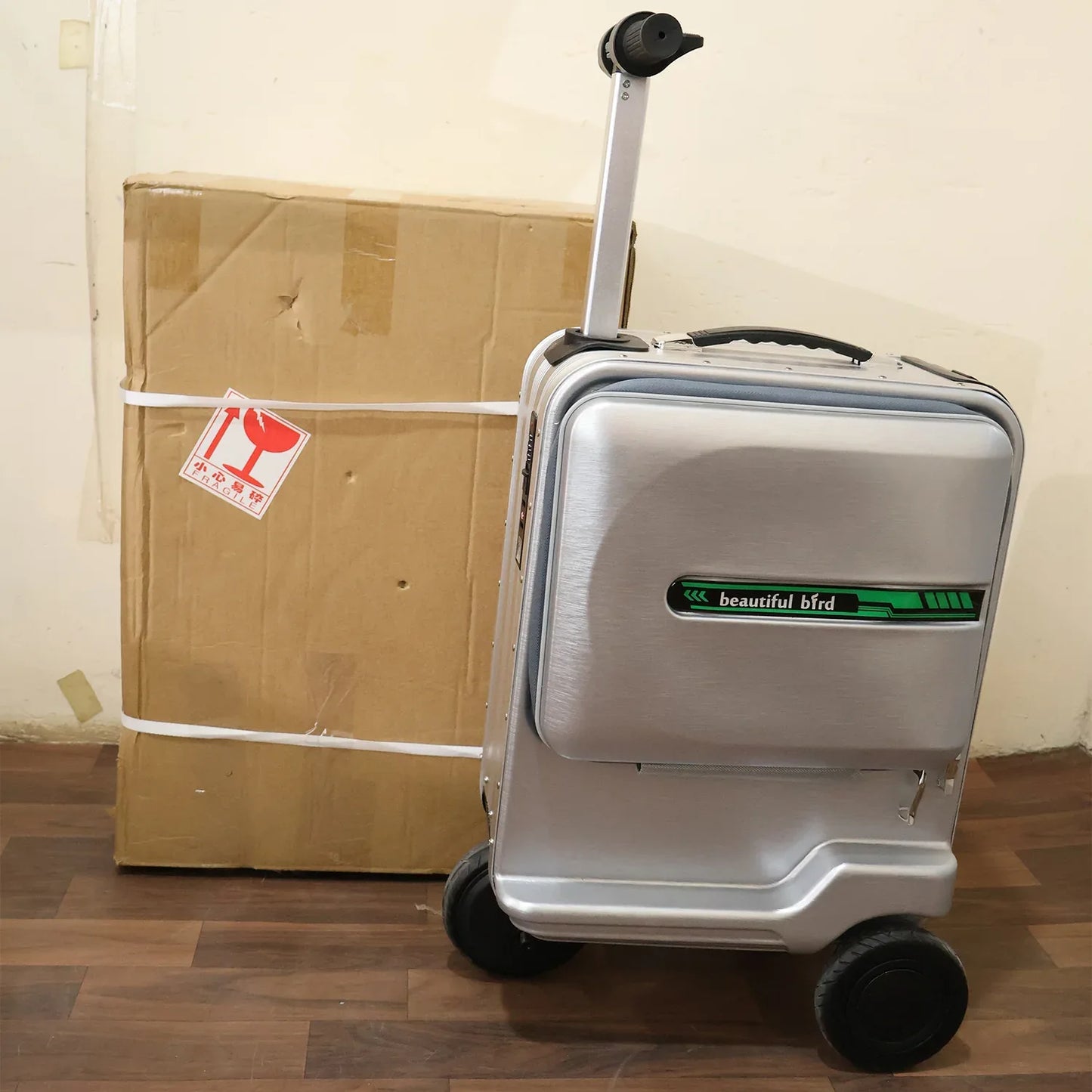 Electric Ride-on Scooter Travel Bag With Foldable Trolley (1 Pc) - Zidbik