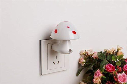 0254 Automatic Night Sensor Mushroom Lamp (0.2 Watt Multicolour) - Zidbik