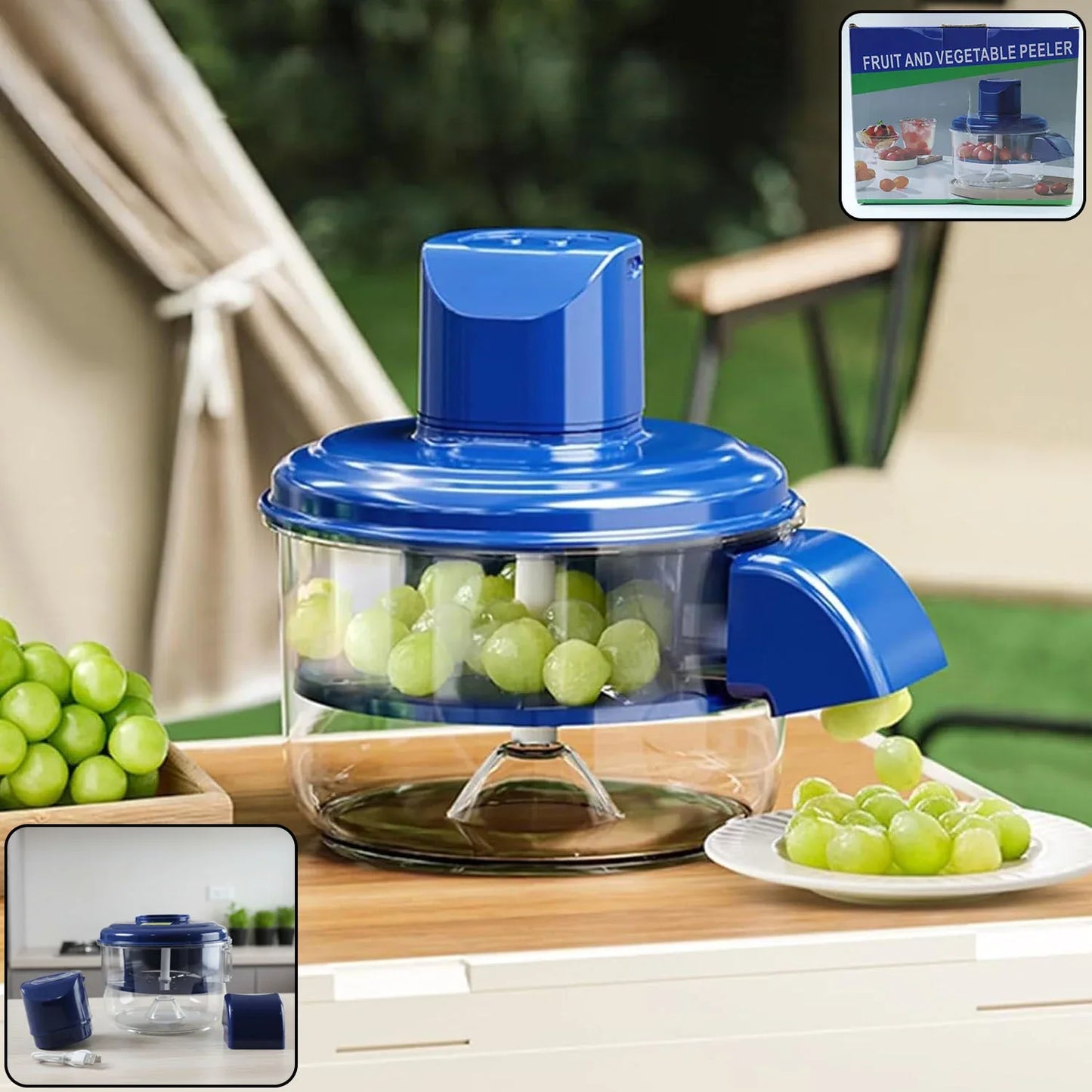 Multi-purpose Fruit And Vegetable Peeler Set (1 Set) - Zidbik