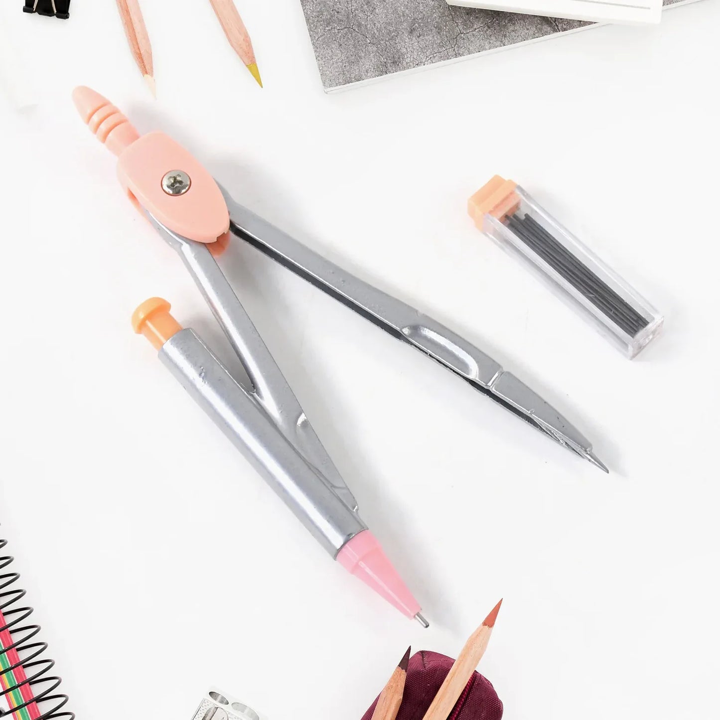 Precision Geometry Compass Set (4 In 1) - Zidbik
