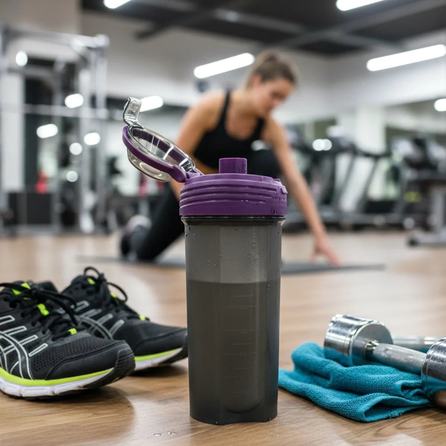 700 Ml Multipurpose Protein Shaker Bottle (1 Pc) - Zidbik
