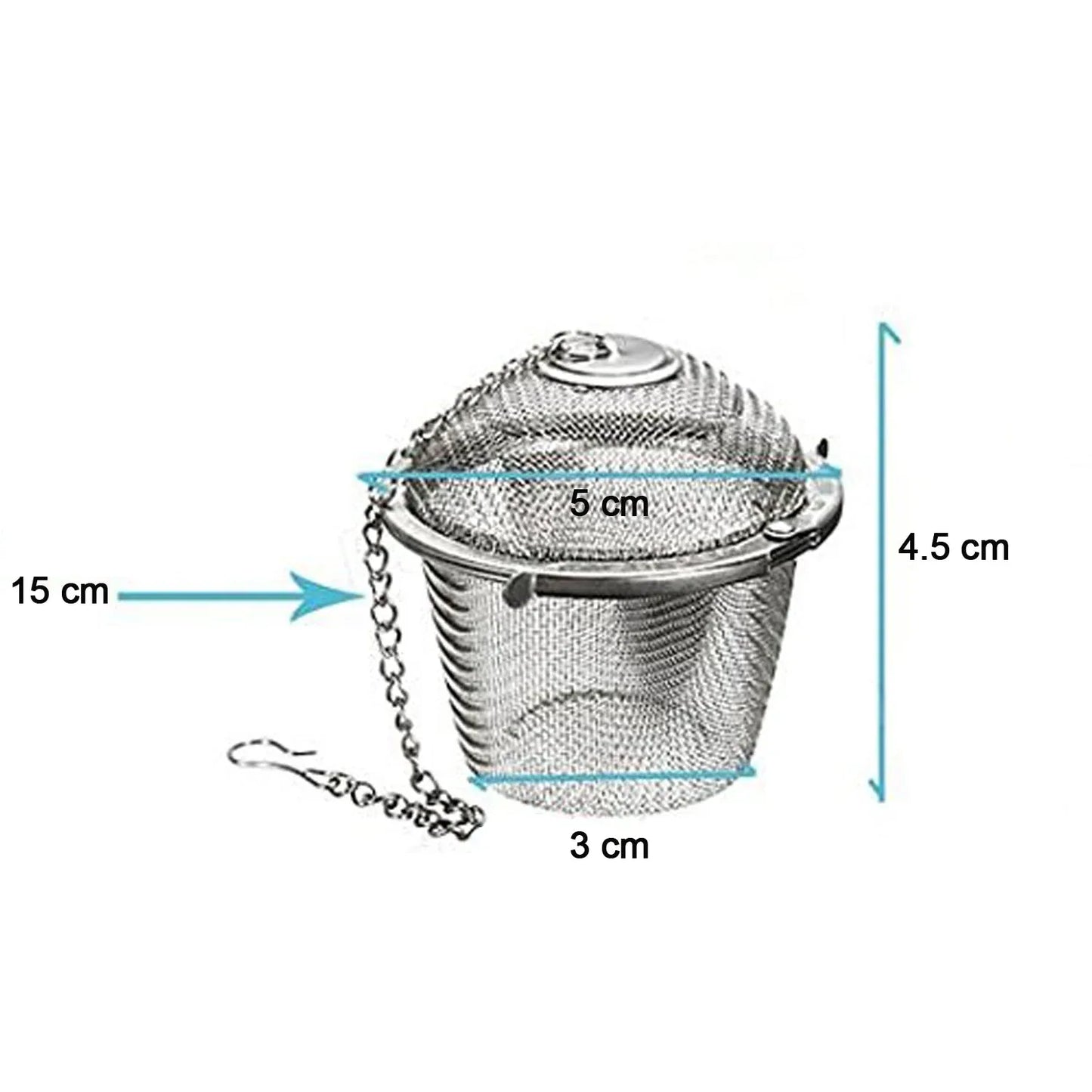 2744 Ss Easy Tea Filter Used For Filtering Tea Purposes While Making It In All Kinds Of Official And Household Kitchen Places Etc. - Zidbik