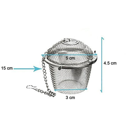 2744 Ss Easy Tea Filter Used For Filtering Tea Purposes While Making It In All Kinds Of Official And Household Kitchen Places Etc. - Zidbik