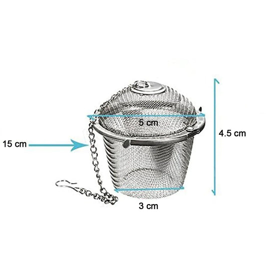 2744 Ss Easy Tea Filter Used For Filtering Tea Purposes While Making It In All Kinds Of Official And Household Kitchen Places Etc. - Zidbik