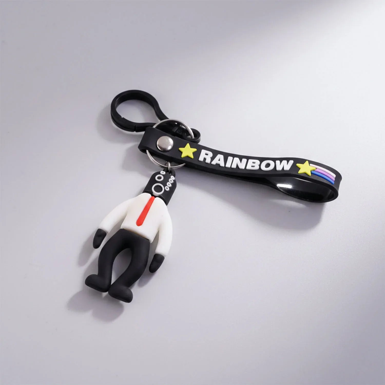 Stylish Cartoon Man Figure Keychain (1 Pc) - Zidbik