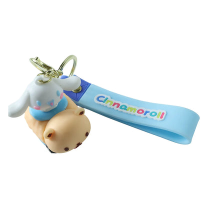 Cute Cartoon Dog Character Silicone Keychain (1 Pc) - Zidbik