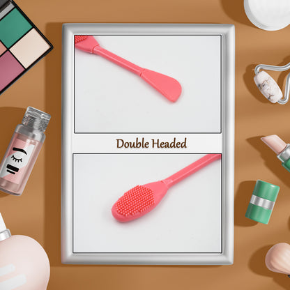 2 In 1 Double-headed Silicone Face Mask Brush (1 Pc) - Zidbik