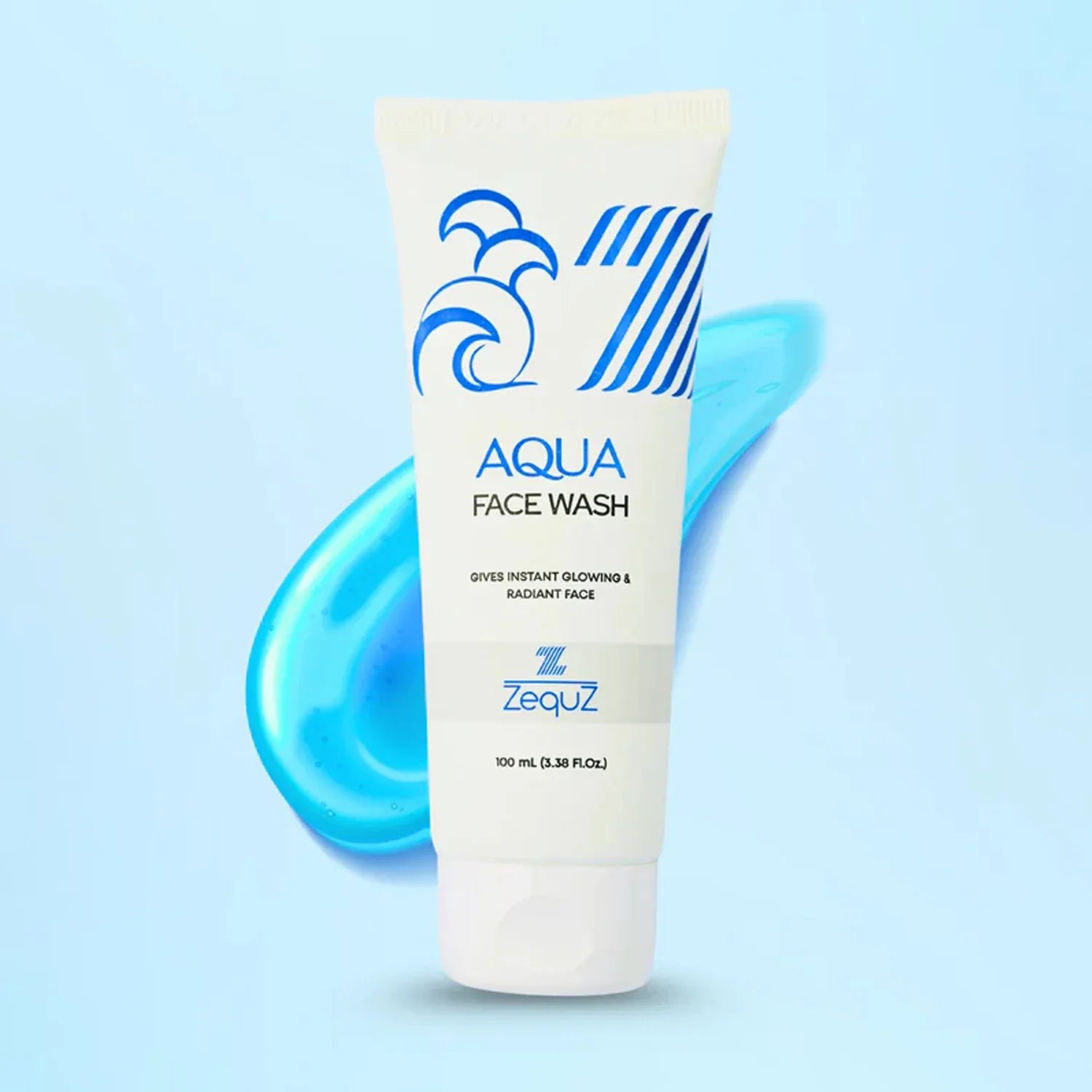 Zequz Aqua Face Wash - (1 Pc 100ml) - Zidbik