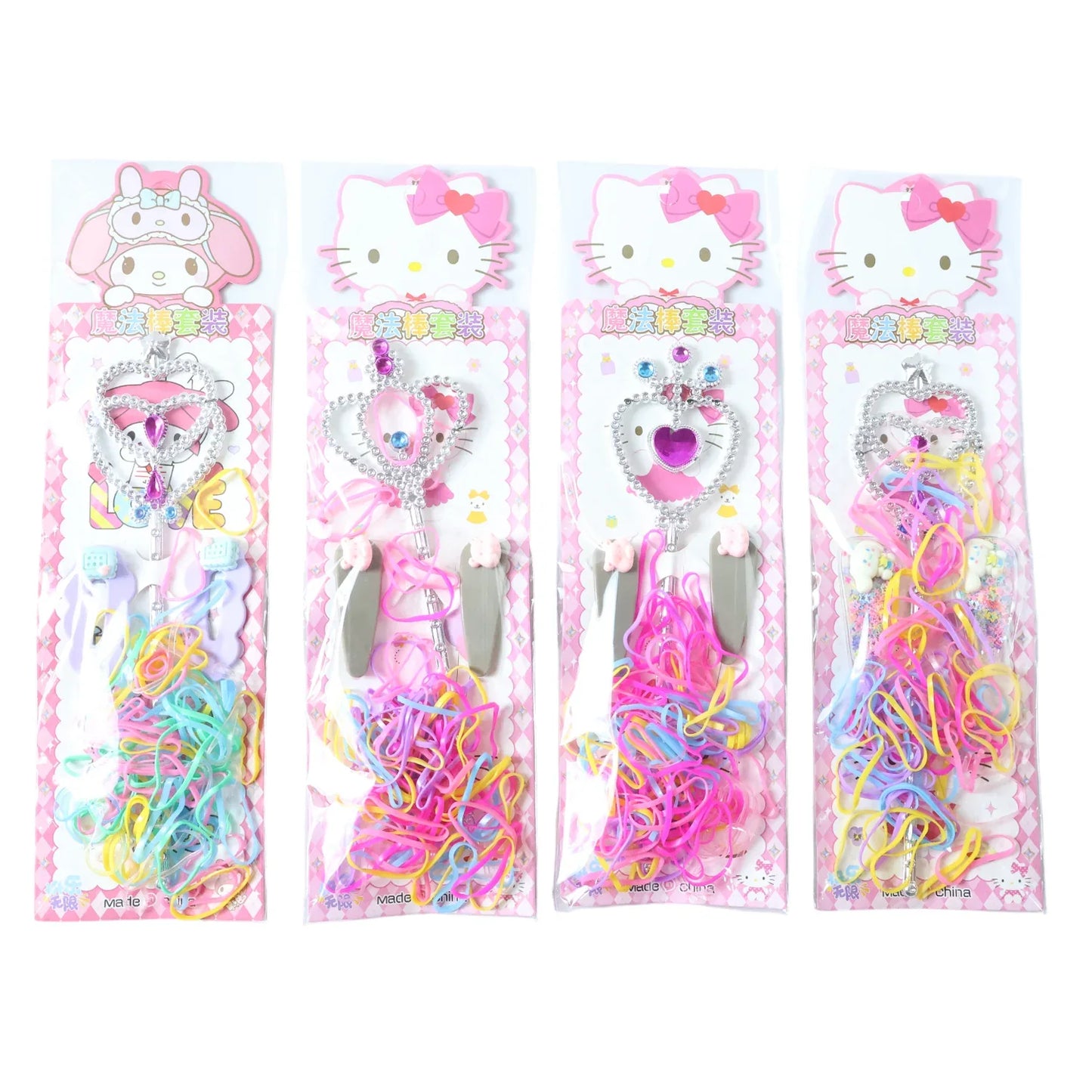 Mix Stylish Hair Accessories Kit (1 Set) - Zidbik