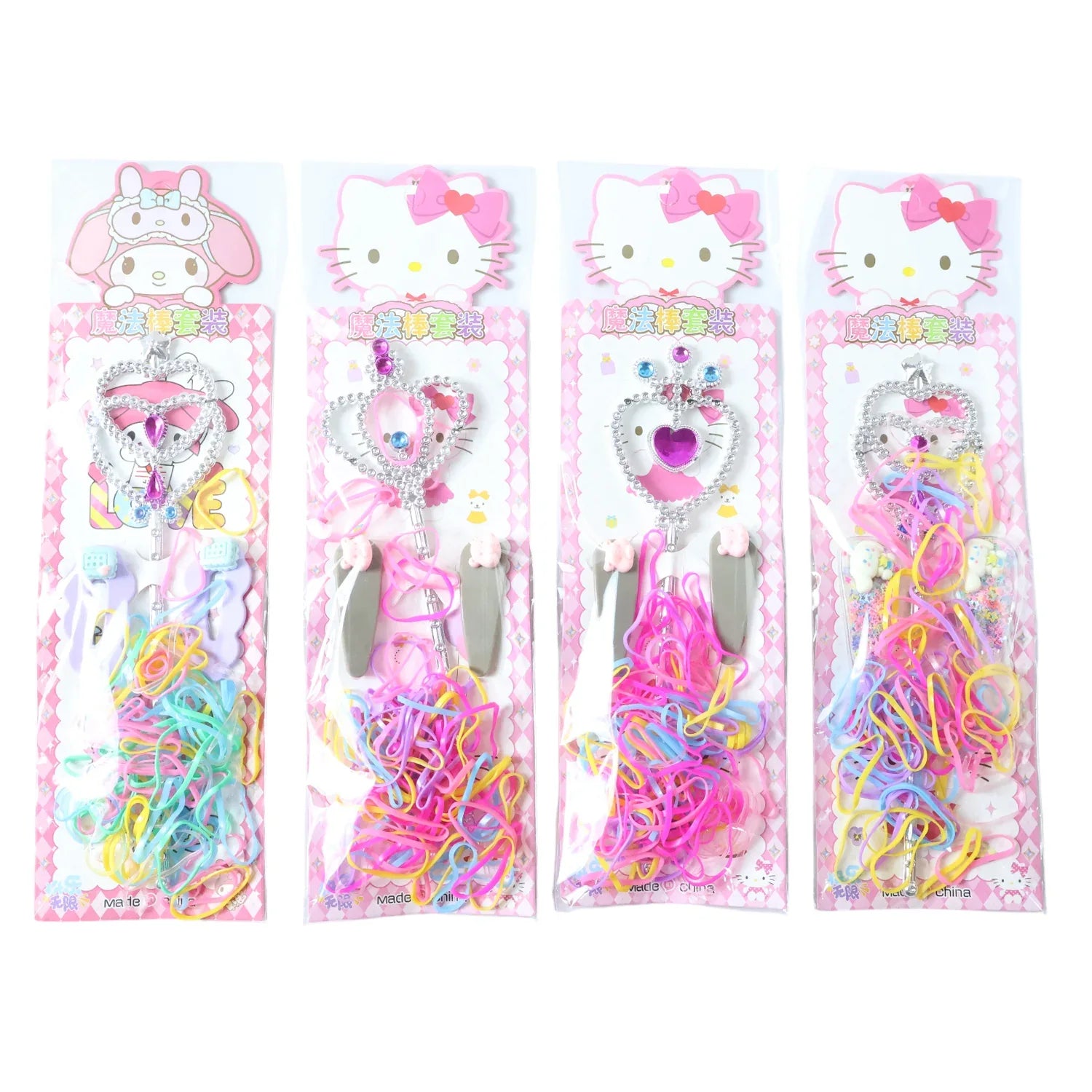 Mix Stylish Hair Accessories Kit (1 Set) - Zidbik