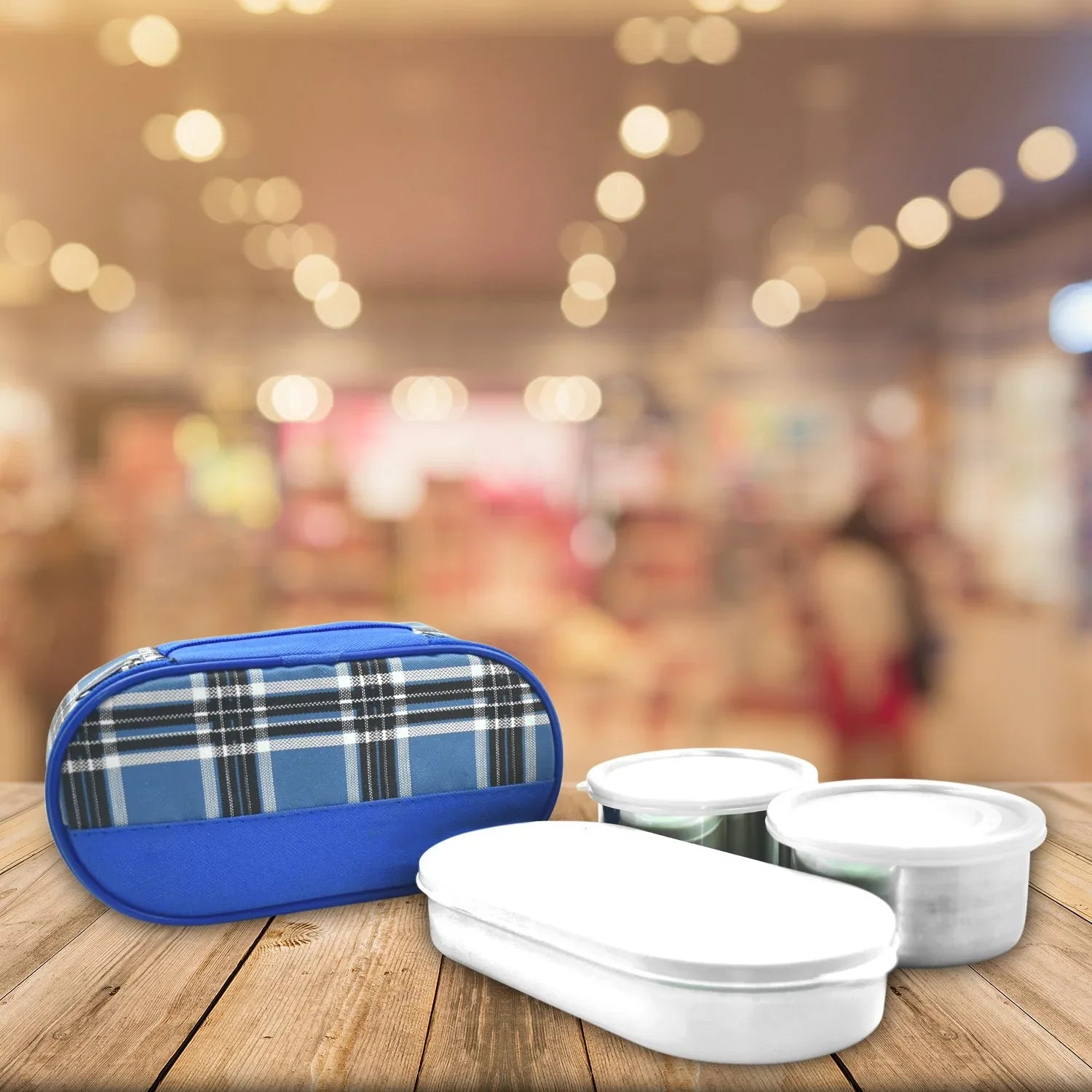 2548 Corporate Lunch Stainless Steel Containers (Set Of 3) - Zidbik
