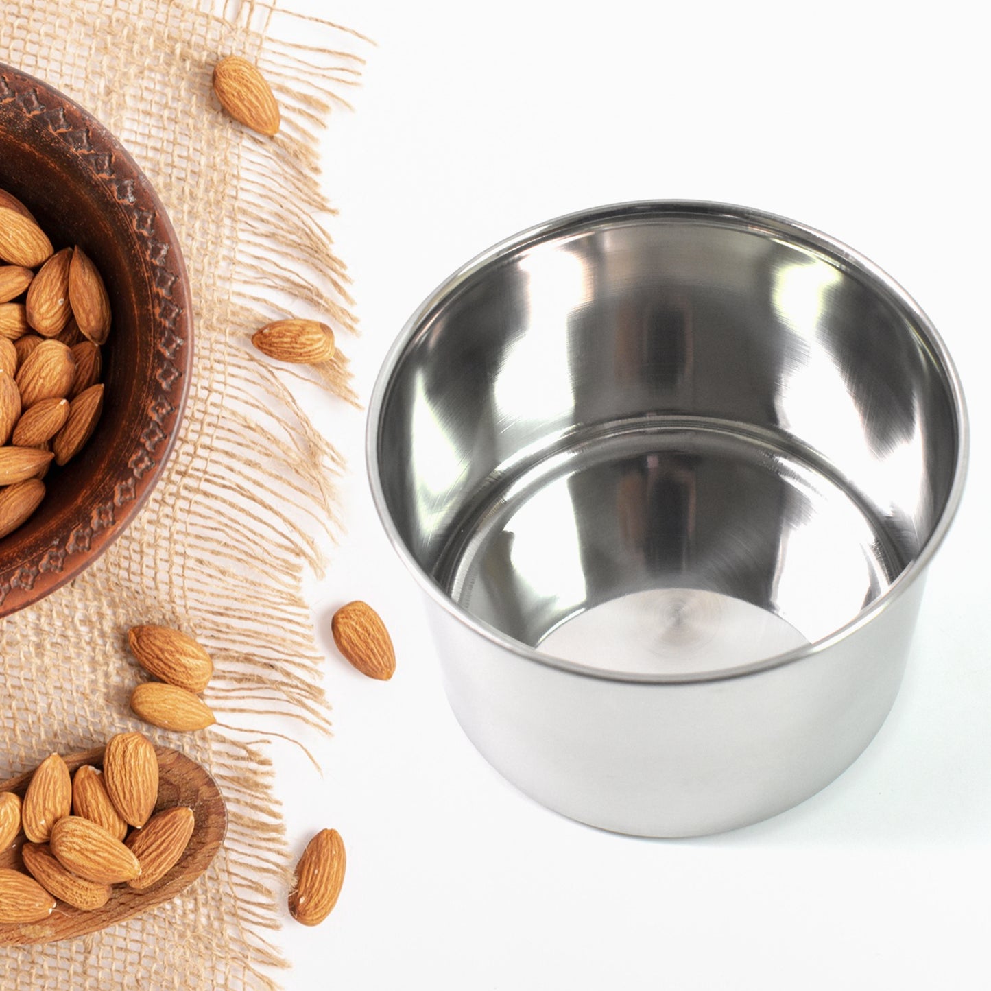 Multipurpose Stainless Steel Airtight Containers With See Through Lid (1 Pc  500 Ml) - Zidbik