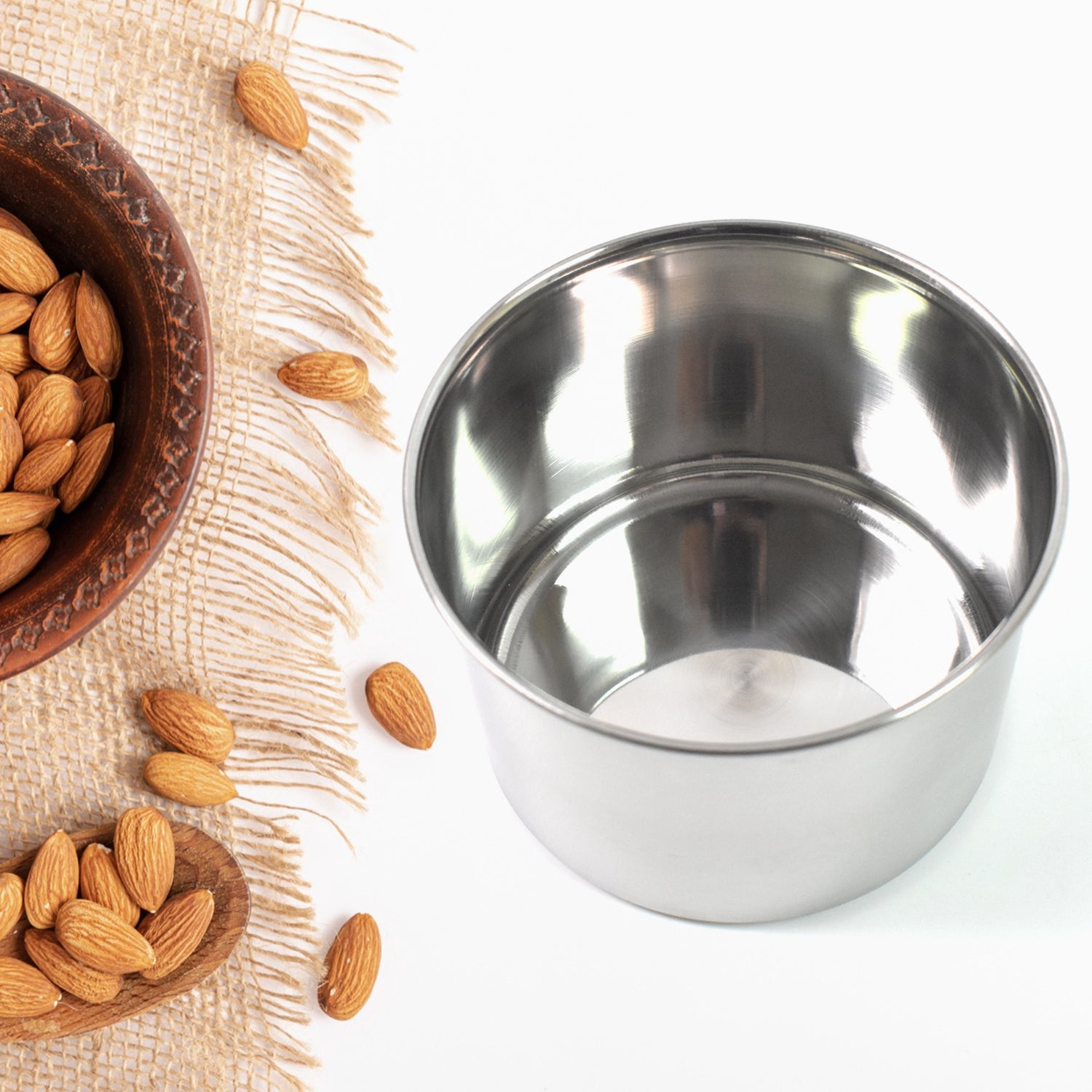 Multipurpose Stainless Steel Airtight Containers With See Through Lid (1 Pc  500 Ml) - Zidbik