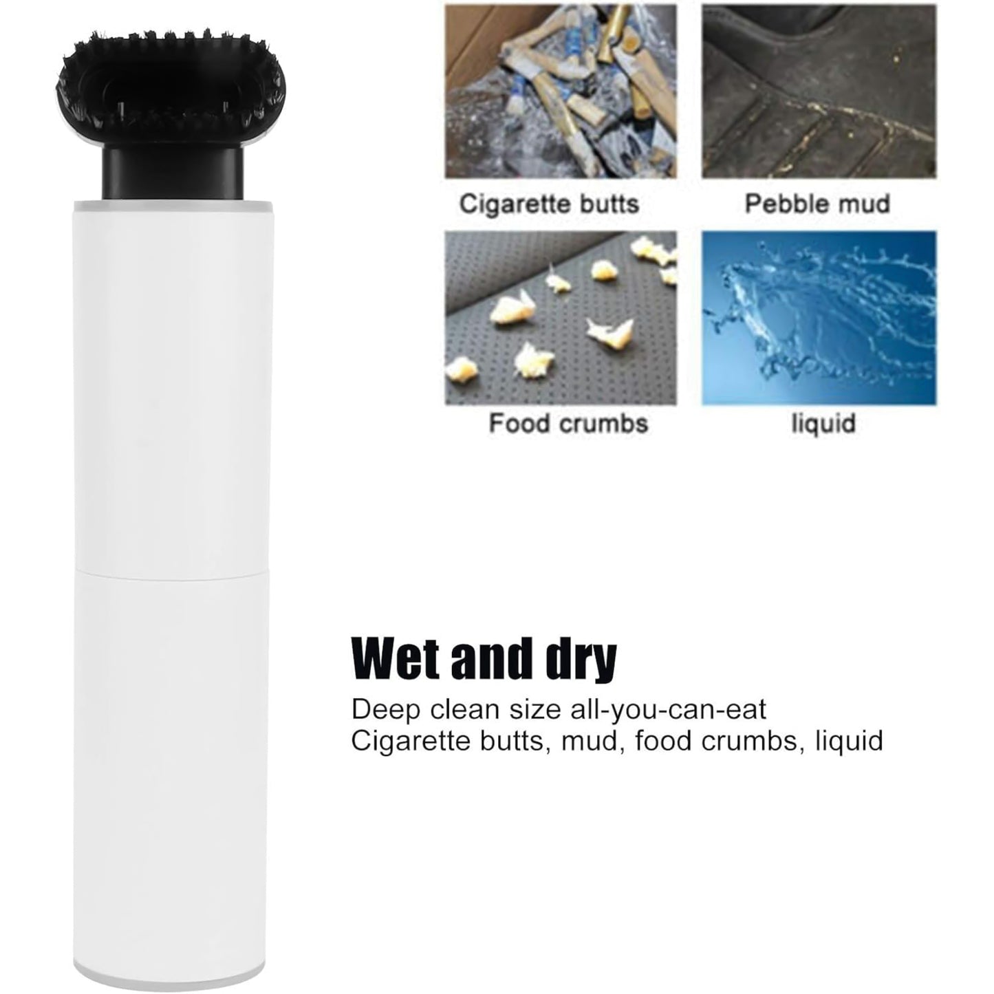 Handheld Vacuum Cleaner - Mini Portable Car Vacuum Cleaner (1 Set) - Zidbik