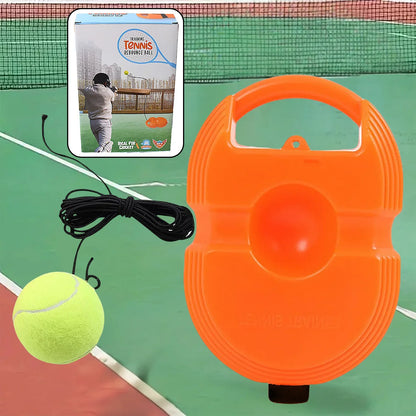 17599 Tennis Trainer Rebound Ball With String Convenient Tennis Training Gear Tennis Practice Device Base For Kids Adults - Zidbik