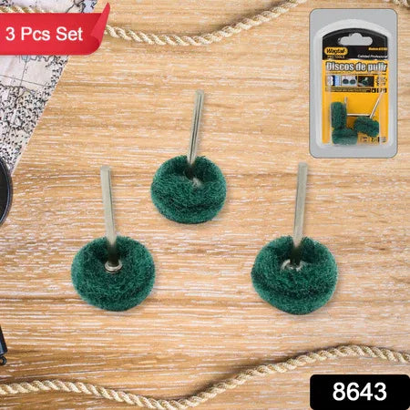 Abrasive Buffing Polishing Wheel Set (3 Pcs) - Zidbik