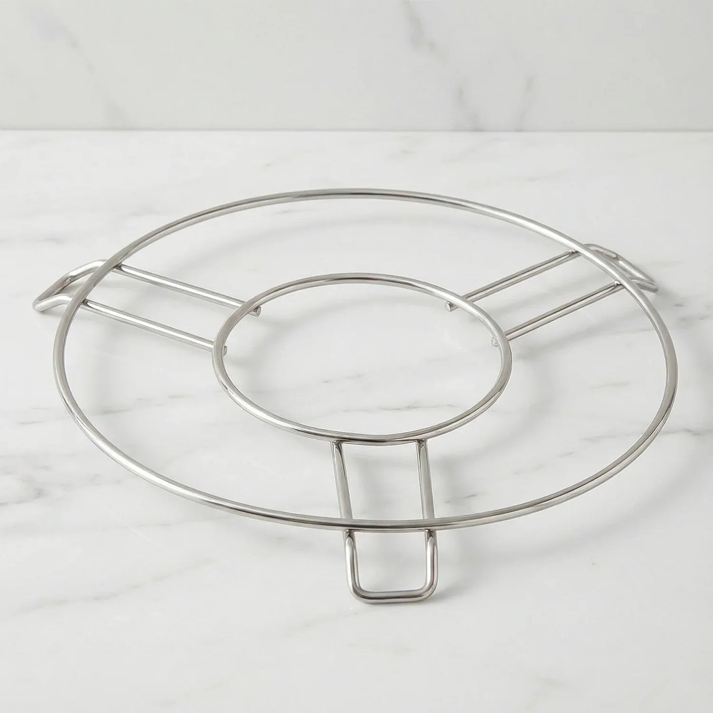 Stainless Steel Round Table Ring Hot Pot Stand (1 Pc) - Zidbik