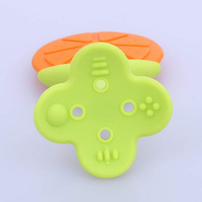 4490 Silicone Fruit Shape Teether Toy Food Grade Silicon Teether Use For Baby  Toddlers  Infants  Children - Zidbik