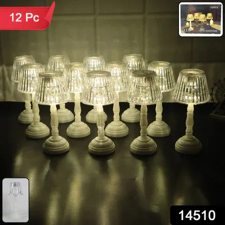 Led Crystal Table Lamps (12 Pc) - Zidbik