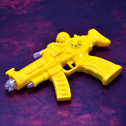 4412 Concept Musical Transparent Glow Gear Gun With Rainbow Light ( 1 Pcs ) - Zidbik
