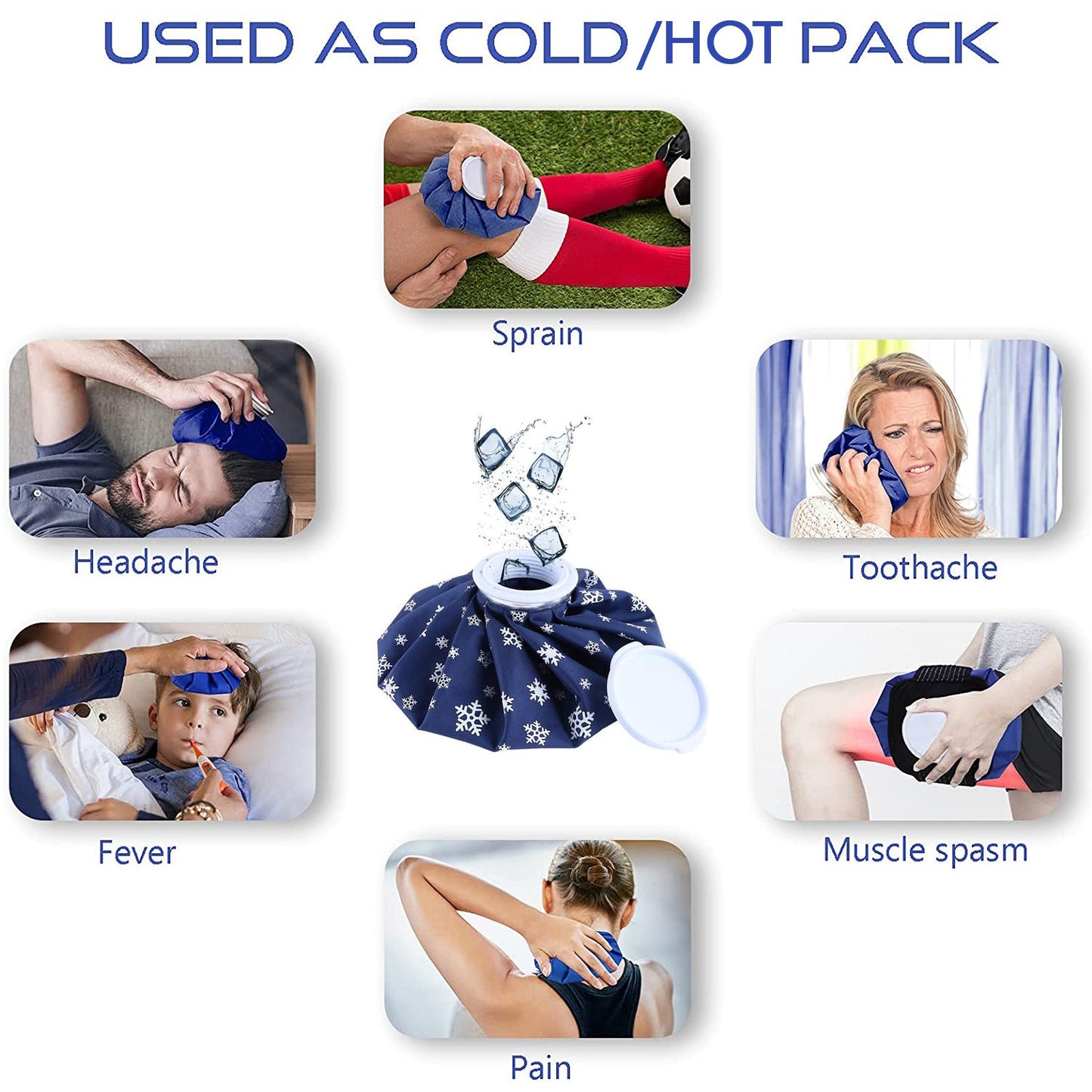 6165 Pain Reliever Ice Bag Used To Overcome Joints Pain In Body. - Zidbik