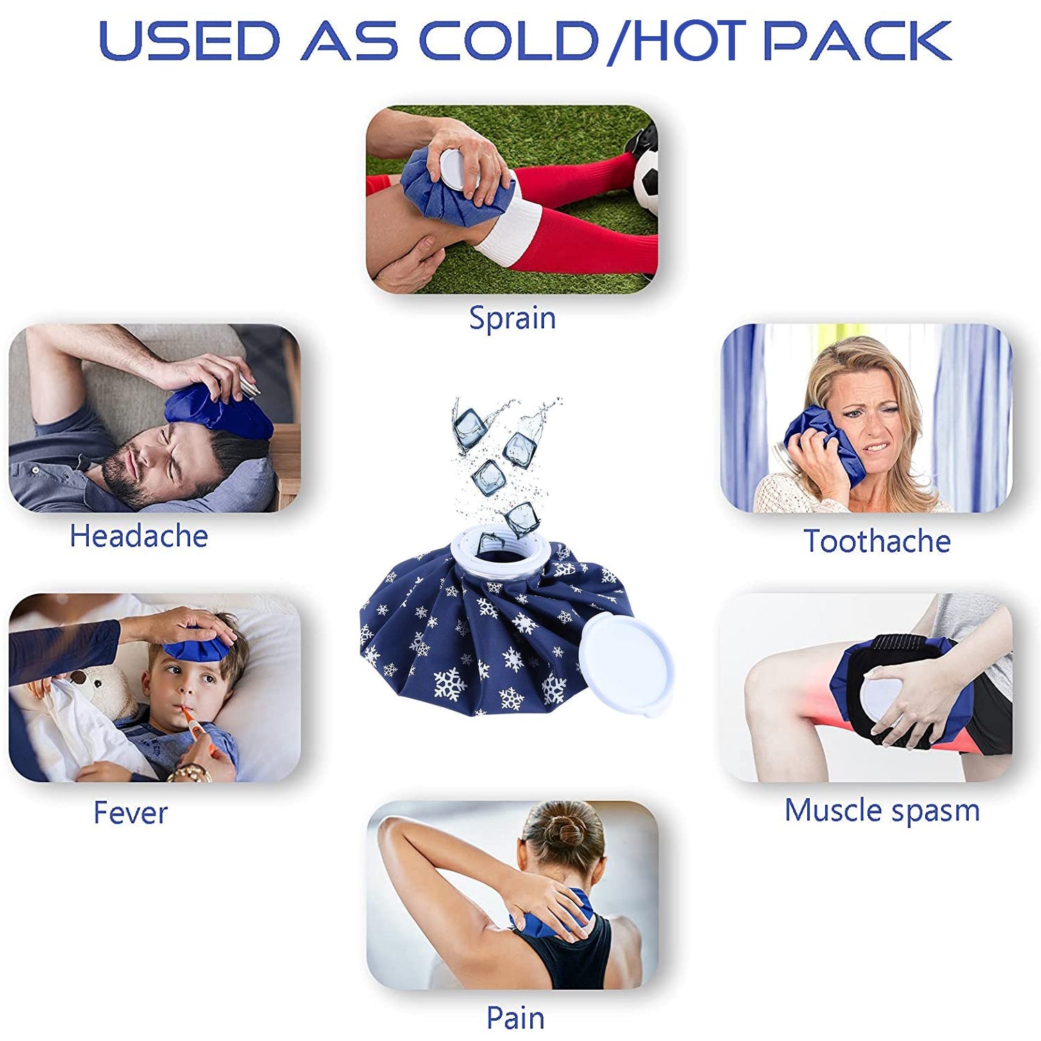 6165 Pain Reliever Ice Bag Used To Overcome Joints Pain In Body. - Zidbik