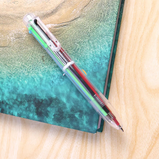 6-in-1 Multicolor Ball Point Pen - Zidbik
