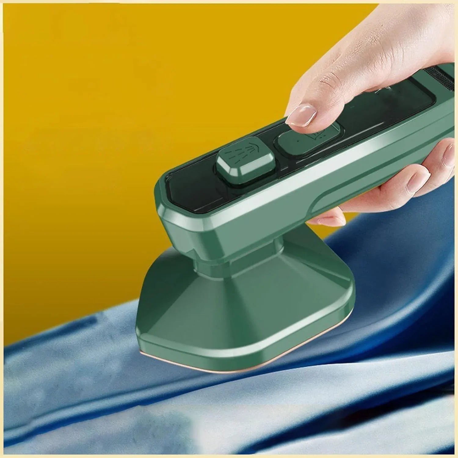 0312 Mini Steam Iron Handheld Garment Steamer For Clothes - Portable Travel Household Ironing Machine Fast Heat Up Powerful Steam Compact Design For Travel And Home Quilting Sewing Iron Useful Gifts For Family Members Friends Birthday (1 Pc) - Zidbik