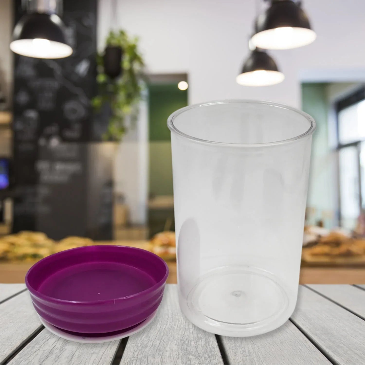Plastic Premium Quality Kitchen Food Containers Set (1200ml Approx Set Of 2 Pc) - Zidbik