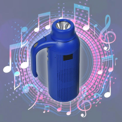 1287 Smart Bluetooth Speaker With Torch Light Wireless Bluetooth Speaker Night Flash Light Speaker - Zidbik