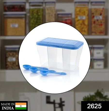 2625 Plastic Square Storage Organiser Container (750ml Capacity) - Zidbik