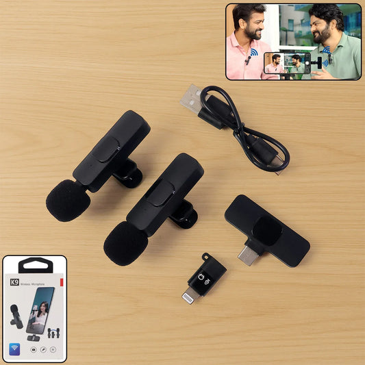 K9 Dual Wireless Microphone Set - Zidbik