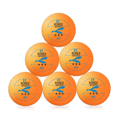 Professional Table Tennis Balls (6 Pc) - Zidbik