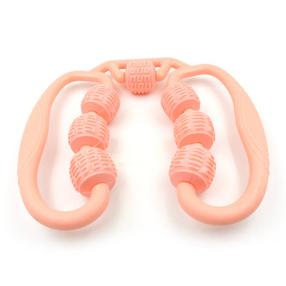 Muscle Massage Roller 8 10 Wheels Relieve Soreness Leg Muscle Roller Fitness Roller Muscle Relaxer Massage Roller Ring Clip All Round Massaging Uniform Force Elastic Pp Drop Shaped For Home Use (1 Pc) - Zidbik