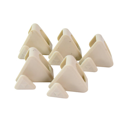 Multi-functional Plastic Triangle Hanger Connector Hooks 5 Pcs Set - Zidbik