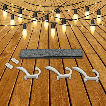 7571 Cloth Hanger Wall Door Hooks Rail For Hanging Clothes For Hanging Hook Rack Rail Extra Long Coat Hanger Wall Mount For Clothes Jacket Hats 6 Hook - Zidbik