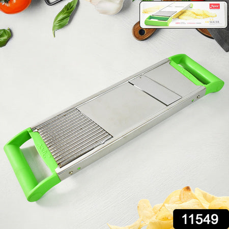 Apex Stainless Steel Vegetable Slicer (2-in-1) - Zidbik