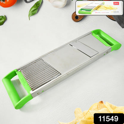 Apex Stainless Steel Vegetable Slicer (2-in-1) - Zidbik