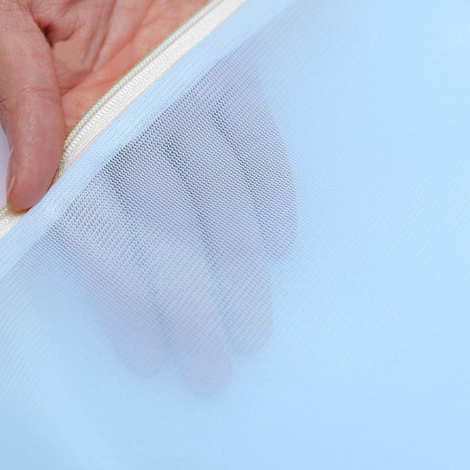 2584 Fridge Bags For Fruits And Vegetables With Zip Net (Multicolour) - Zidbik