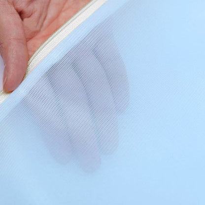 2584 Fridge Bags For Fruits And Vegetables With Zip Net (Multicolour) - Zidbik