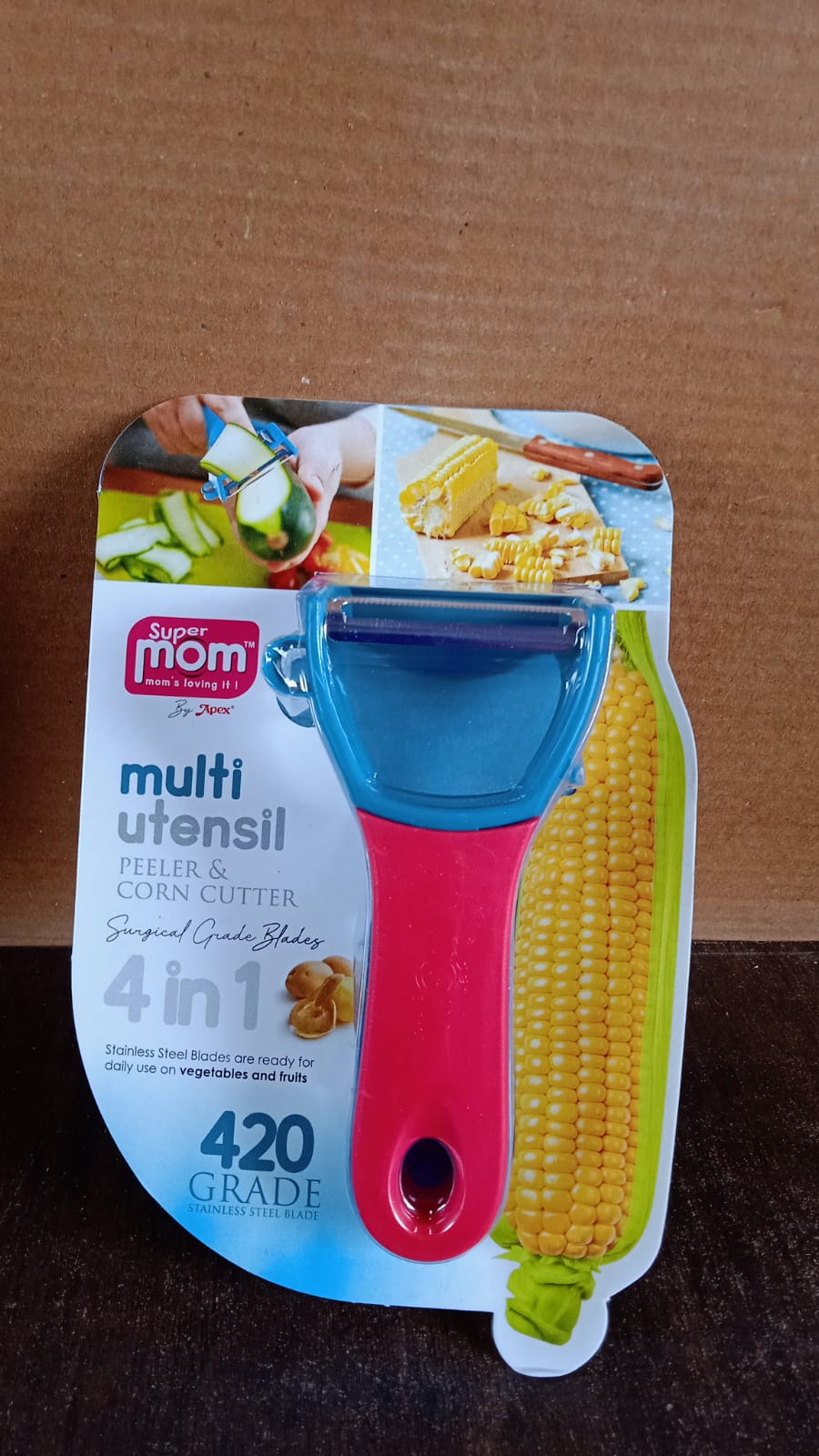 4-in-1 Multi-functional Vegetable  Fruit Peeler (1 Pc) - Zidbik