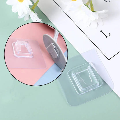 4687 Self Adhesive Plastic Wall Hook For Home - Zidbik