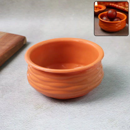 Classic Terracotta-style Handi Bowl (1 Pc) - Zidbik