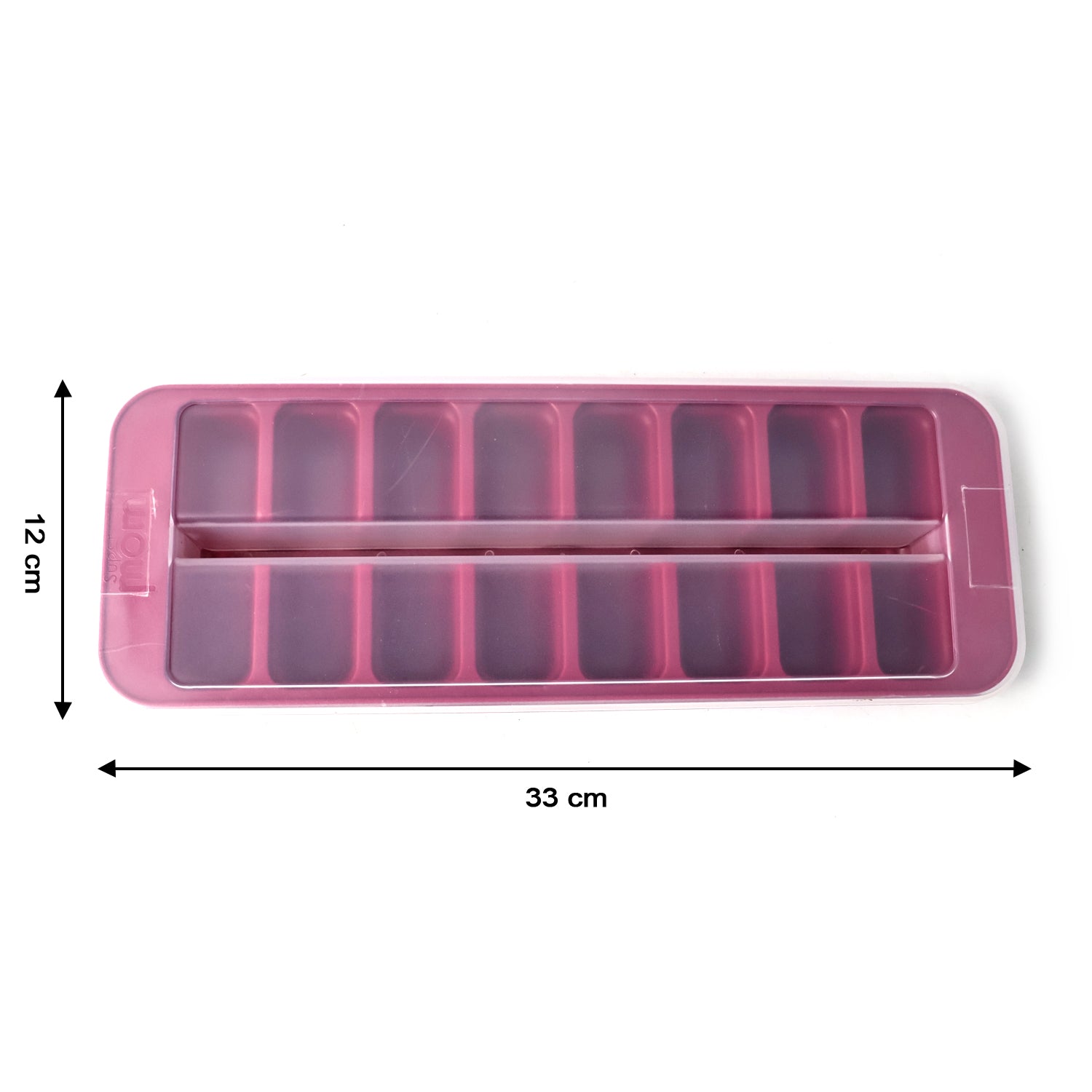 Supermom Frizzy Ice Tray With 2-in-1 Compartment For Ice Cubes And Storage Box (1 Pc) - Zidbik