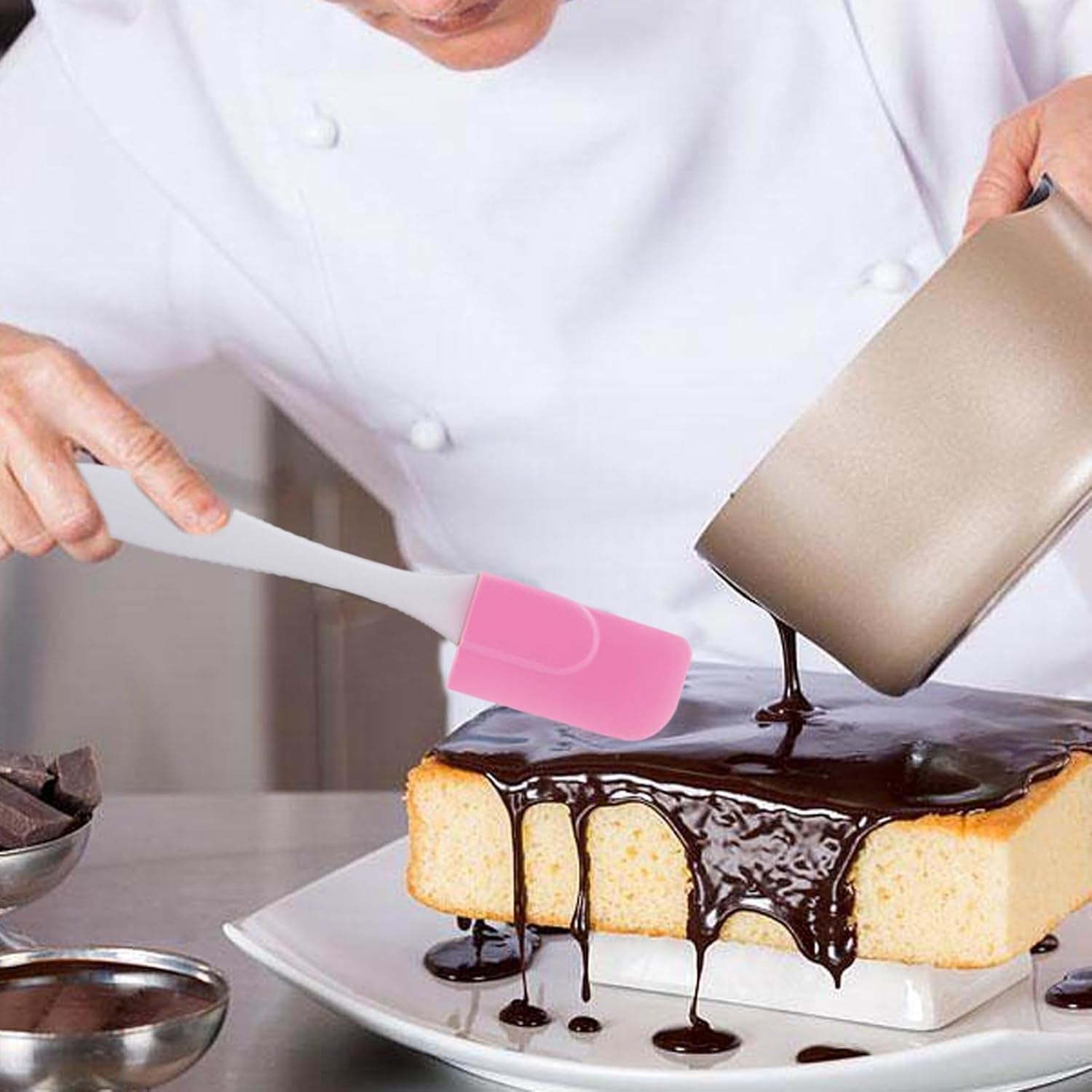 Silicone Cooking Spatula For Baking (1 Pc  18 Cm) - Zidbik