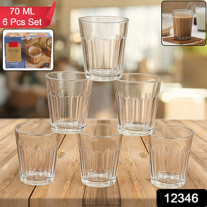 Supermom Traditional Cutting Chai Pyali Set (70ml  6 Pc) - Zidbik