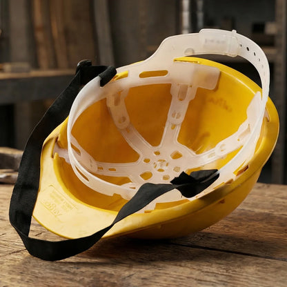 B-grade Yellow Safety Helmet Industrial Protective Hard Hat (1 Pc) - Zidbik