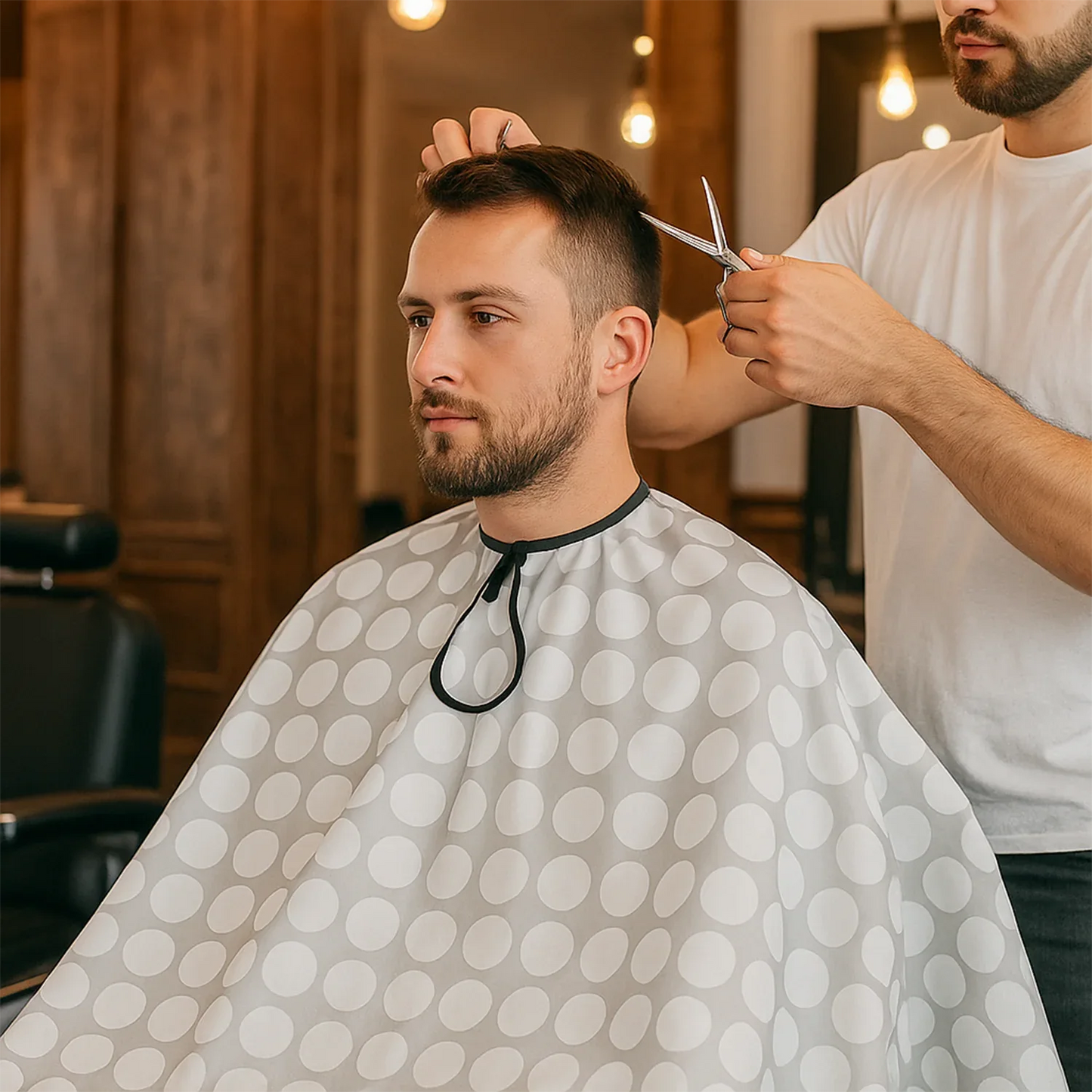 Professional Hair Cutting Cape (1 Pc) - Zidbik