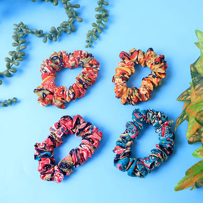 Set Of 12 Stylish Printed Fabric Hairband - Zidbik