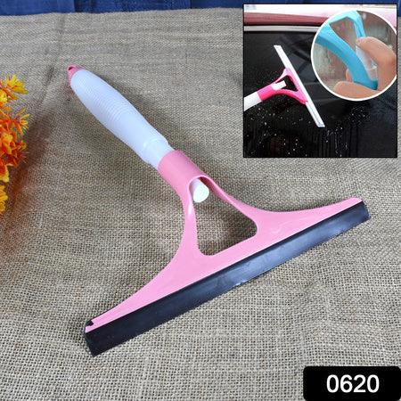 0620 Home Practical Washing Brush Magic Spray Type Cleaning Brush With Spray Bottle Glass Wiper Window Clean Shave Glass Sponge Car Window Cleaning (1 Pc) - Zidbik